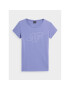 4F Tricou AW23TTSHF0907 Violet Slim Fit - Pled.ro