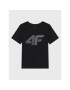 4F Tricou HJZ22-JTSM002 Negru Regular Fit - Pled.ro