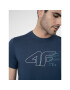 4F Tricou SS23TTSHM303 Bleumarin Regular Fit - Pled.ro