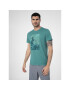 4F Tricou SS23TTSHM485 Albastru Regular Fit - Pled.ro