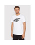 4F Tricou NOSH4-TSM353 Alb Regular Fit - Pled.ro