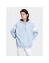 adidas Bluză Adicolor Classics Cut Line Hoodie IB9944 Albastru Loose Fit - Pled.ro