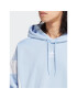 adidas Bluză Adicolor Classics Cut Line Hoodie IB9944 Albastru Loose Fit - Pled.ro