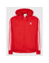 adidas Bluză adicolor Classics Hooded Full Zip Track HB9513 Roșu Standard Fit - Pled.ro