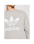 adidas Bluză adicolor Classics Trefoil Crewneck H06650 Gri Regular Fit - Pled.ro