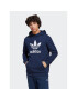 adidas Bluză adicolor Classics Trefoil Hoodie IA4886 Bleumarin Regular Fit - Pled.ro