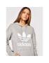 adidas Bluză adicolor Trefoil H33589 Gri Regular Fit - Pled.ro