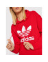 adidas Bluză adicolor Trefoil HE6953 Roșu Regular Fit - Pled.ro