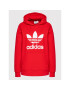 adidas Bluză adicolor Trefoil HE6953 Roșu Regular Fit - Pled.ro