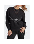 adidas Bluză Boyfriend Crew IB5750 Negru Regular Fit - Pled.ro