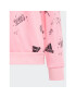 adidas Bluză Brand Love Allover Print IA1576 Roz Loose Fit - Pled.ro