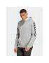 adidas Bluză Brandlove Hoodie IC6791 Gri Regular Fit - Pled.ro