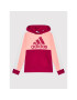 adidas Performance adidas Bluză Colorblock Fleece HC5660 Vișiniu Regular Fit - Pled.ro