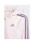 adidas Bluză Essentials 3-Stripes Zip IJ6353 Roz Regular Fit - Pled.ro