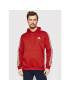 adidas Bluză Essentials Fleece 3-Stripes GU2523 Roșu Regular Fit - Pled.ro