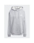 adidas Bluză Essentials Fleece 3-Stripes IJ6474 Gri Regular Fit - Pled.ro