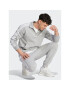 adidas Bluză Essentials Fleece 3-Stripes IJ8905 Gri Regular Fit - Pled.ro