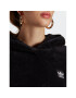 adidas Bluză Essentials+ Fluffy Teddy Hoodie IC2253 Negru Loose Fit - Pled.ro