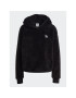 adidas Bluză Essentials+ Fluffy Teddy Hoodie IC2253 Negru Loose Fit - Pled.ro