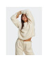 adidas Bluză Essentials+ Fluffy Teddy Hoodie IC2254 Bej Loose Fit - Pled.ro