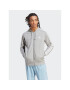 adidas Bluză Essentials French Terry 3-Stripes Full-Zip Hoodie IC9833 Gri Regular Fit - Pled.ro