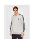 adidas Performance adidas Bluză Essentials French Terry 3-Stripes GK9101 Gri Regular Fit - Pled.ro