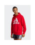 adidas Bluză Essentials French Terry Big Logo Hoodie IC9365 Roșu Regular Fit - Pled.ro