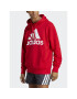 adidas Bluză Essentials French Terry Big Logo Hoodie IC9365 Roșu Regular Fit - Pled.ro