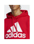 adidas Bluză Essentials French Terry Big Logo Hoodie IC9365 Roșu Regular Fit - Pled.ro