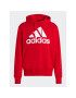 adidas Bluză Essentials French Terry Big Logo Hoodie IC9365 Roșu Regular Fit - Pled.ro