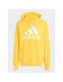 adidas Bluză Essentials French Terry Big Logo Hoodie IC9834 Galben Regular Fit - Pled.ro