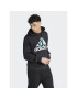 adidas Bluză Essentials Logo Hoodie IJ8574 Negru Regular Fit - Pled.ro