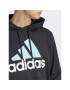 adidas Bluză Essentials Logo Hoodie IJ8574 Negru Regular Fit - Pled.ro