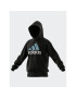 adidas Bluză Essentials Logo Hoodie IJ8574 Negru Regular Fit - Pled.ro