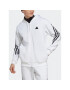 adidas Bluză Future Icons 3-Stripes Full-Zip Hoodie IC8258 Alb Regular Fit - Pled.ro