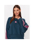 adidas Bluză Future Icons 3-Stripes Sweatshirt IL3055 Turcoaz Loose Fit - Pled.ro