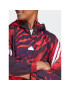 adidas Bluză Future Icons Allover Print Hoodie IC3708 Roșu Loose Fit - Pled.ro