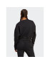 adidas Bluză Lounge Fleece Sweatshirt HZ4379 Negru Loose Fit - Pled.ro