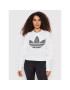 adidas Bluză Trefoil Application HB9443 Alb Loose Fit - Pled.ro