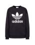 adidas Bluză Trefoil Crew FM3272 Negru Regular Fit - Pled.ro