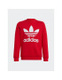 adidas Bluză Trefoil Crew Sweatshirt IB9974 Roșu Regular Fit - Pled.ro