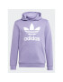 adidas Bluză Trefoil Hoodie IB9983 Violet Regular Fit - Pled.ro