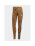 adidas Colanți Essentials 3-Stripes Animal Print Leggings IC8691 Maro - Pled.ro