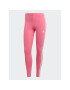 adidas Colanți Essentials 3-Stripes High-Waisted Single Jersey Leggings IC7154 Roz - Pled.ro