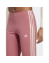 adidas Colanți Essentials 3-Stripes High-Waisted Single Jersey Leggings IC9902 Roz - Pled.ro