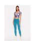 adidas Colanți Essentials 3-Stripes High-Waisted Single Jersey Leggings IL3378 Turcoaz - Pled.ro