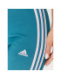 adidas Colanți Essentials 3-Stripes High-Waisted Single Jersey Leggings IL3378 Turcoaz - Pled.ro