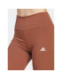 adidas Colanți ESSENTIALS HIGH-WAISTED LOGO IM2858 Maro Tight Fit - Pled.ro