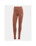 adidas Colanți ESSENTIALS HIGH-WAISTED LOGO IM2858 Maro Tight Fit - Pled.ro