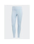 adidas Colanți Training Essentials High-Waisted 7/8 Leggings HR5448 Albastru - Pled.ro